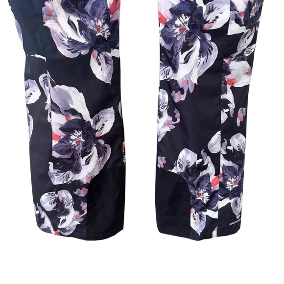 Obermeyer Malta Insulated Snow Ski Snowboard Pants Black Floral Size 12 - Picture 12 of 16